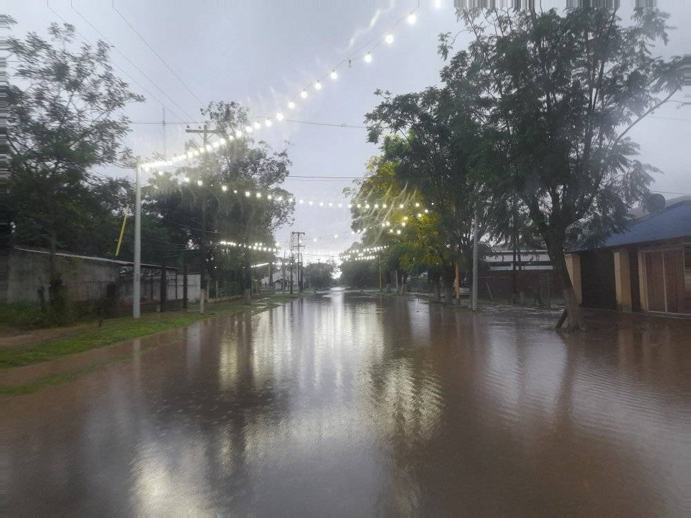 La situación en Subteniente Perín está controlada tras la lluvia que promedió los 350 milímetros