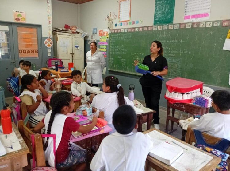 Fortalecieron controles de salud para escolares de Los Chiriguanos