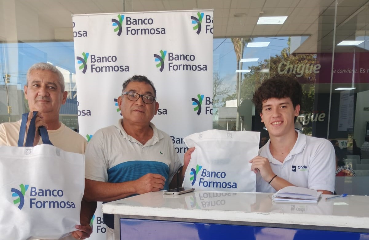 Banco Formosa llegó al interior provincial con el operativo “Borrón y cuenta nueva”