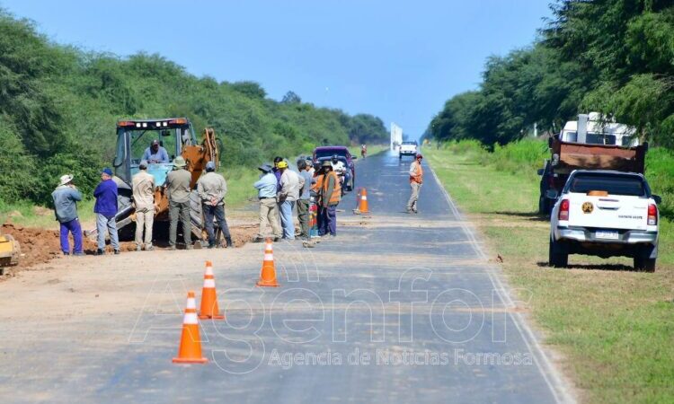 Caffa se refirió a los trabajos que se realizan en la ruta 28