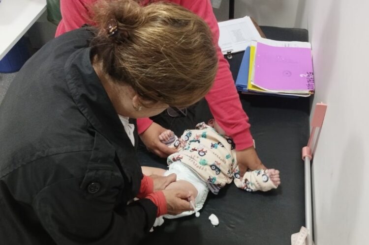 Refuerzan la inmunización de los prematuros en el Hospital Distrital de Ibarreta