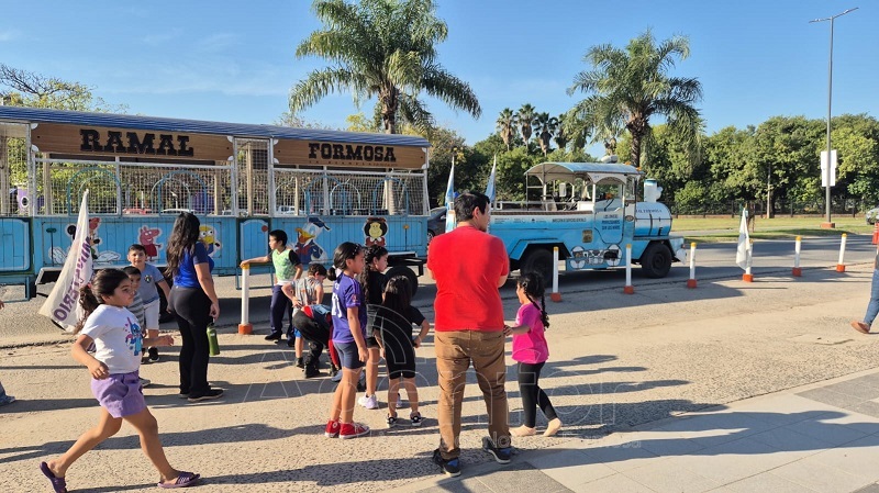 Se vivió como una fiesta el inicio de las actividades por las vacaciones de invierno en el Paraíso de los Niños