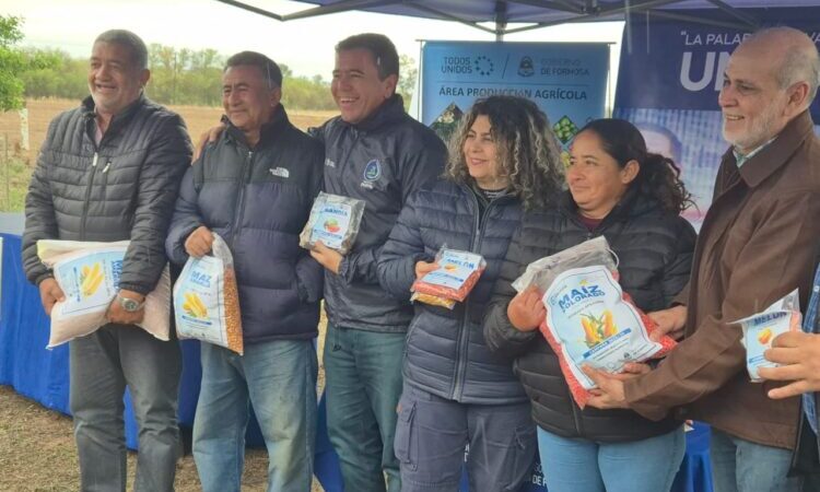 Se realizó el lanzamiento de maíz y cucurbitáceas de siembra de primera en Güemes