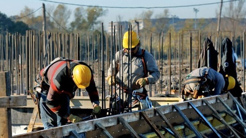 Formosa fue la provincia que mayor crecimiento registró en puestos de trabajos en el sector de la construcción