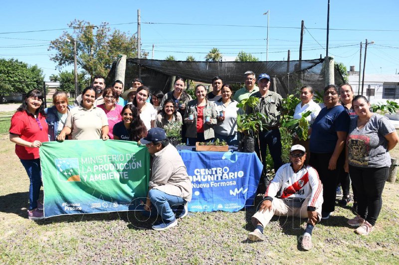 Finalizó la segunda cohorte de la capacitación de horticultura y vivero del Centro Comunitario La Nueva Formosa