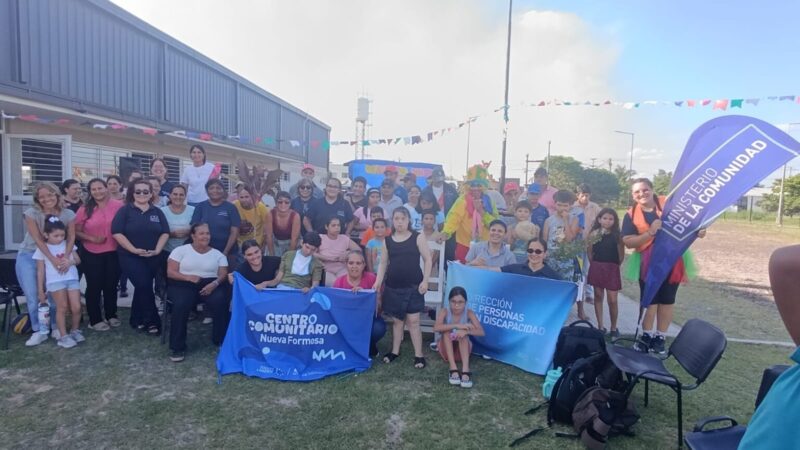 Con gran participación se desarrolló la jornada “Verano en Familia” en el Centro Comunitario La Nueva Formosa