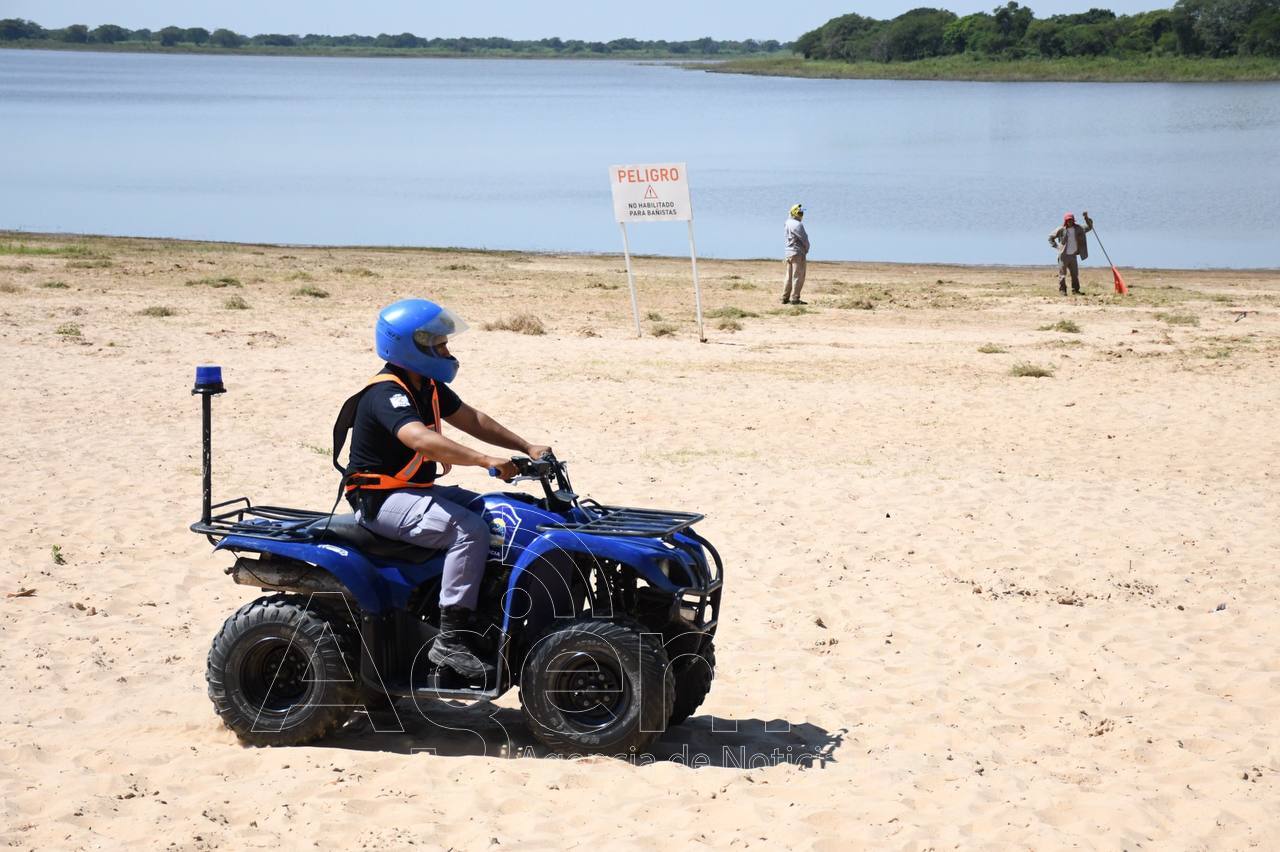 La Unidad Especial Policía Ecológica de Formosa trabaja sin descanso en esta temporada de Laguna Oca