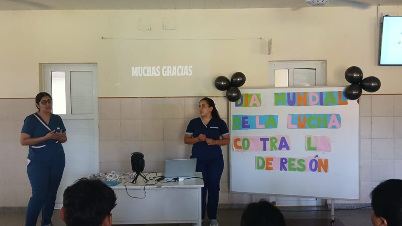 Concientizaron sobre la problemática de la depresión en el centro de salud del barrio Juan Domingo Perón