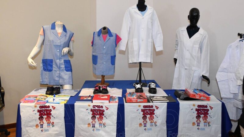 Arranca este jueves la distribución de los kits escolares en la ciudad capital