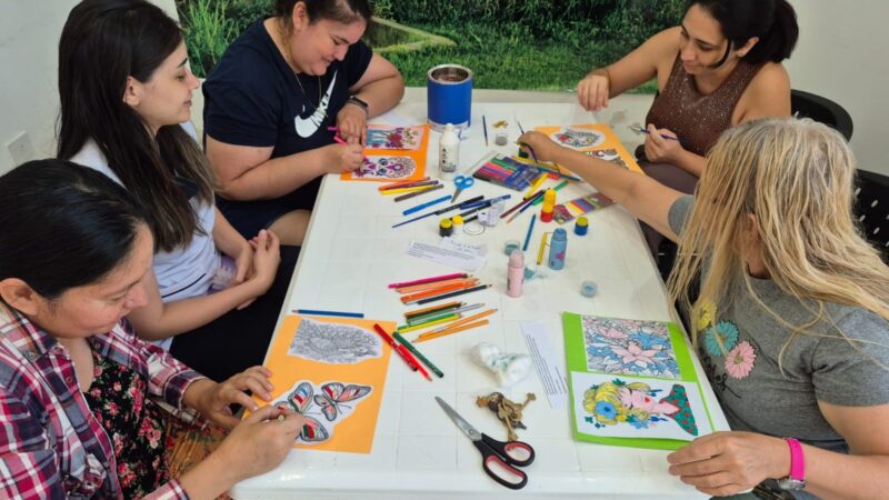 En el Centro de Salud “Dr. Jorge Luis Diez” iniciaron el taller para mujeres “Lazos que cuidan”