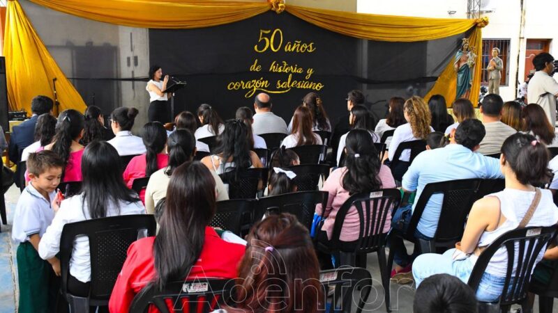 “Santo Domingo Savio” celebró 50 años de trayectoria escolar