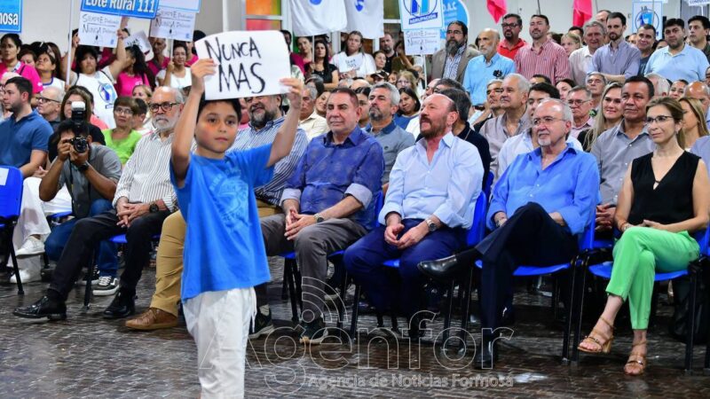 Insfrán: “Reafirmamos el compromiso colectivo con la memoria, la verdad y la justicia”