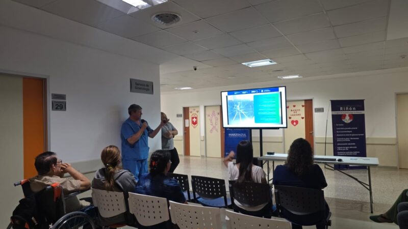 El Día Mundial del Riñón se conmemoró con una amplia jornada de salud renal en el Hospital Interdistrital Evita