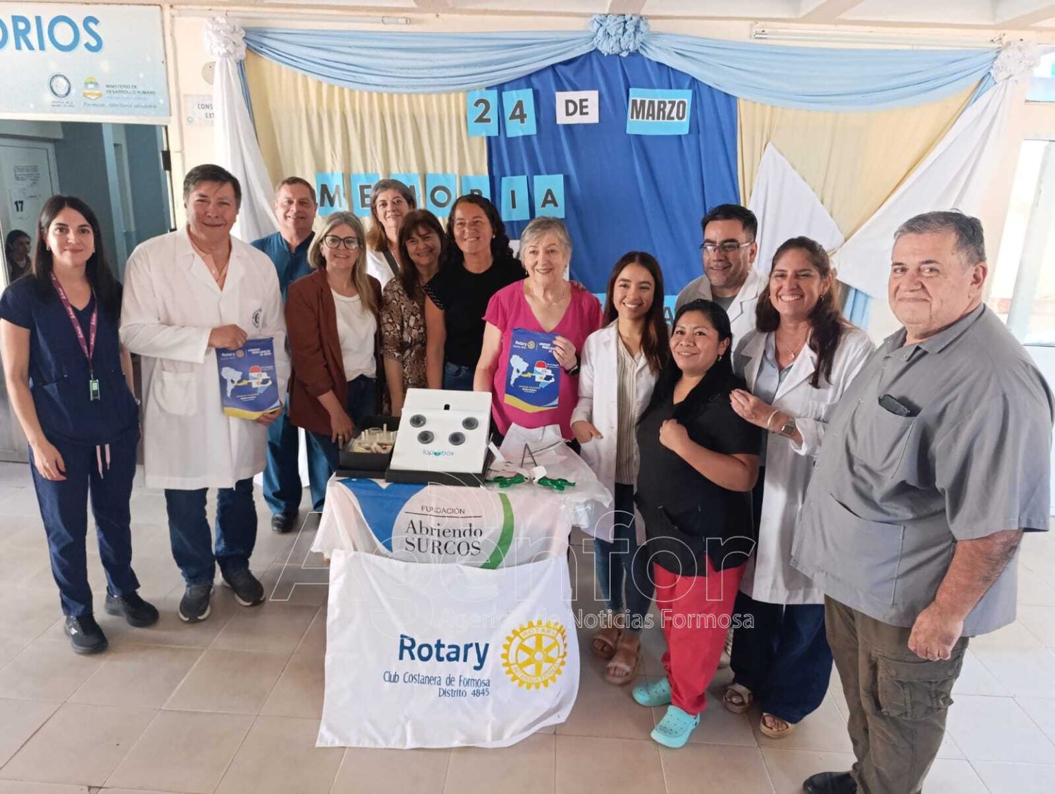 Donaron un importante equipo al Hospital de la Madre y el Niño