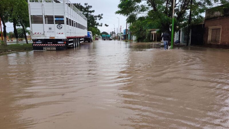 A pesar del fuerte temporal, Ibarreta no registra evacuados