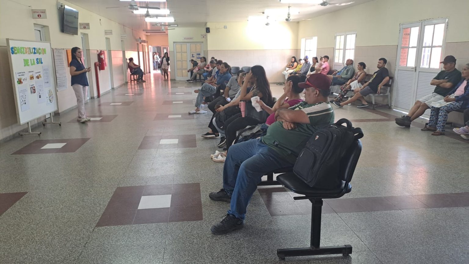 En el centro de salud “María Luisa Espinoza” instan a reducir el consumo de sal