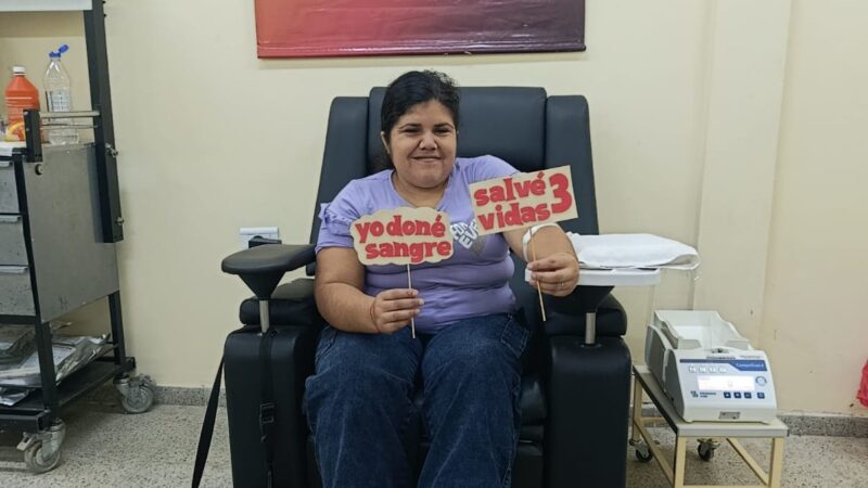 Respuesta solidaria a una nueva colecta de sangre realizada en el Hospital de Tres Lagunas
