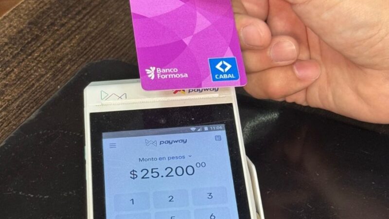 Con Chigüé y Visa del Banco Formosa