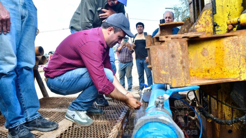 El Gobierno de Formosa finalizó la nueva perforación de agua potable en El Potrillo