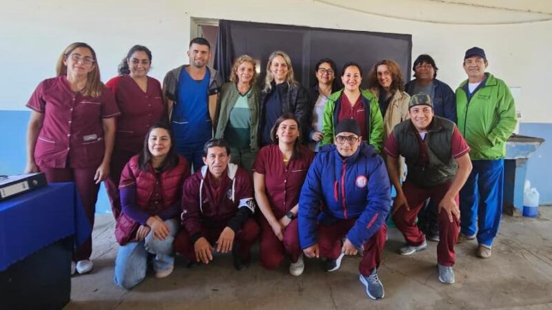 Ronda de capacitaciones en el centro oeste provincial sobre atención en el embarazo y nutrición infantil