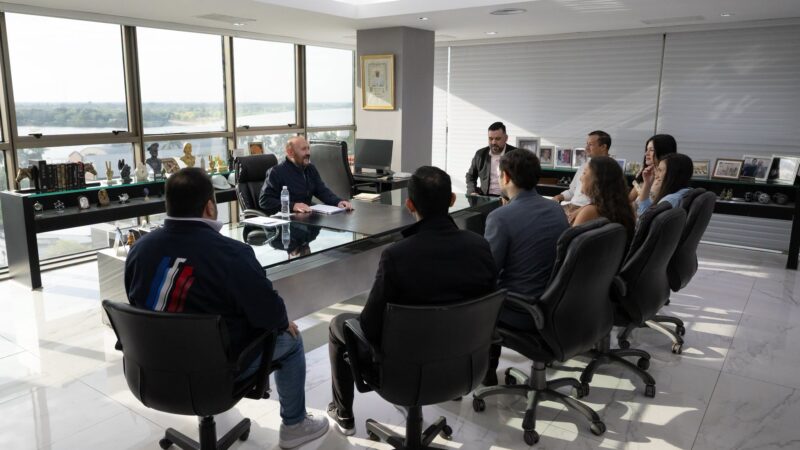 El Gobernador se reunió con las nuevas autoridades del Colegio Público de Arquitectos
