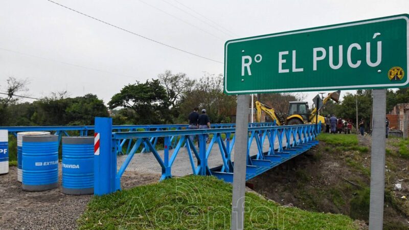 El Gobierno de Formosa habilitará el puente del barrio Sagrado Corazón