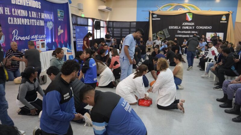 Exitosa capacitación sobre reanimación cardiopulmonar y primeros auxilios en la localidad de Pirané