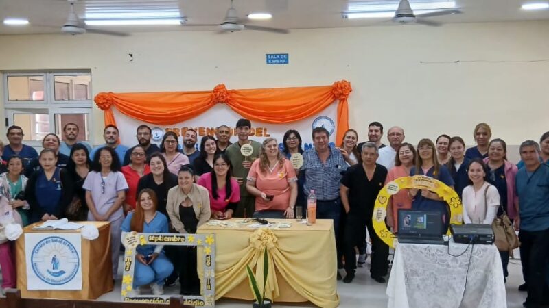 Los centros de salud “El Pucú” y “Dr. Luis María Codda” cerraron las actividades de Septiembre Amarillo