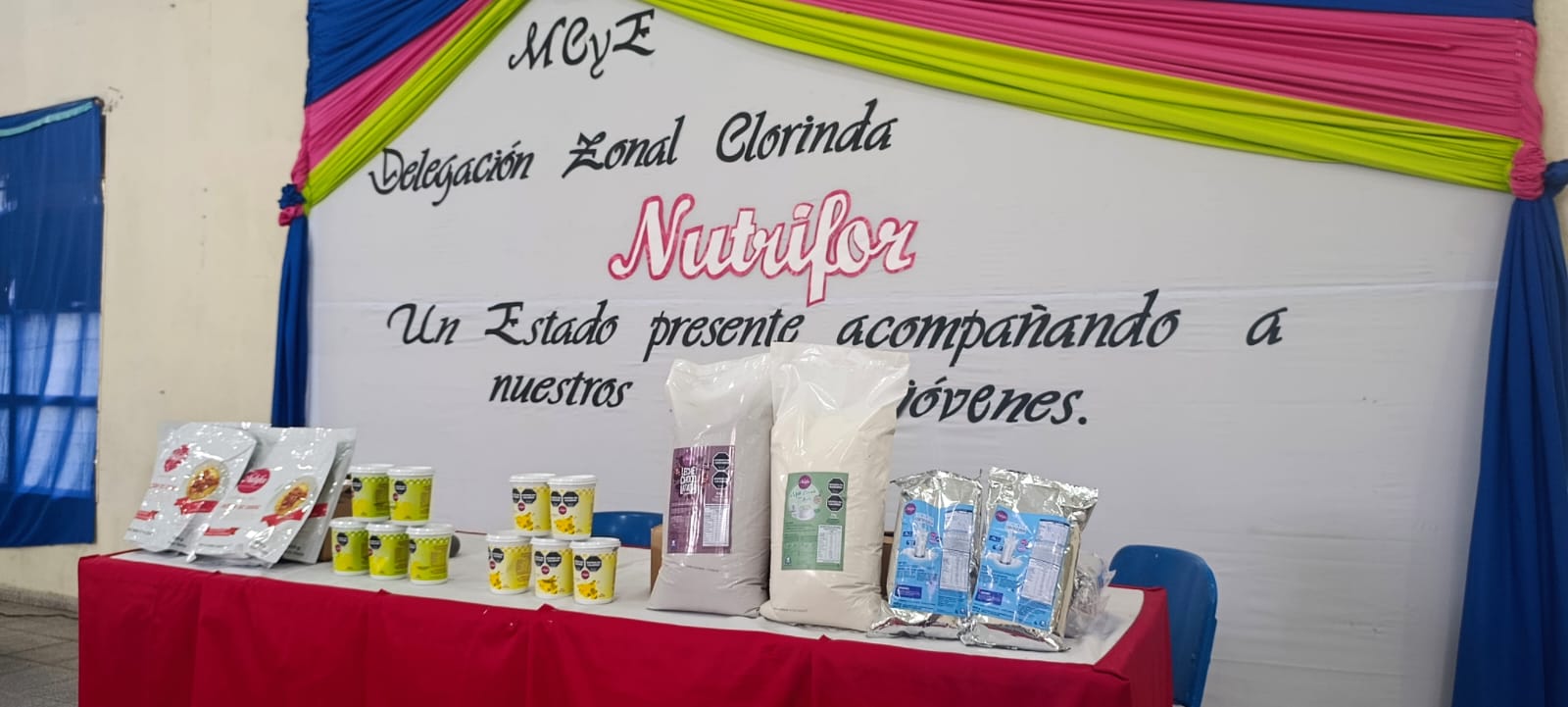 La Delegación Zonal de Clorinda recibió los productos Nutrifor