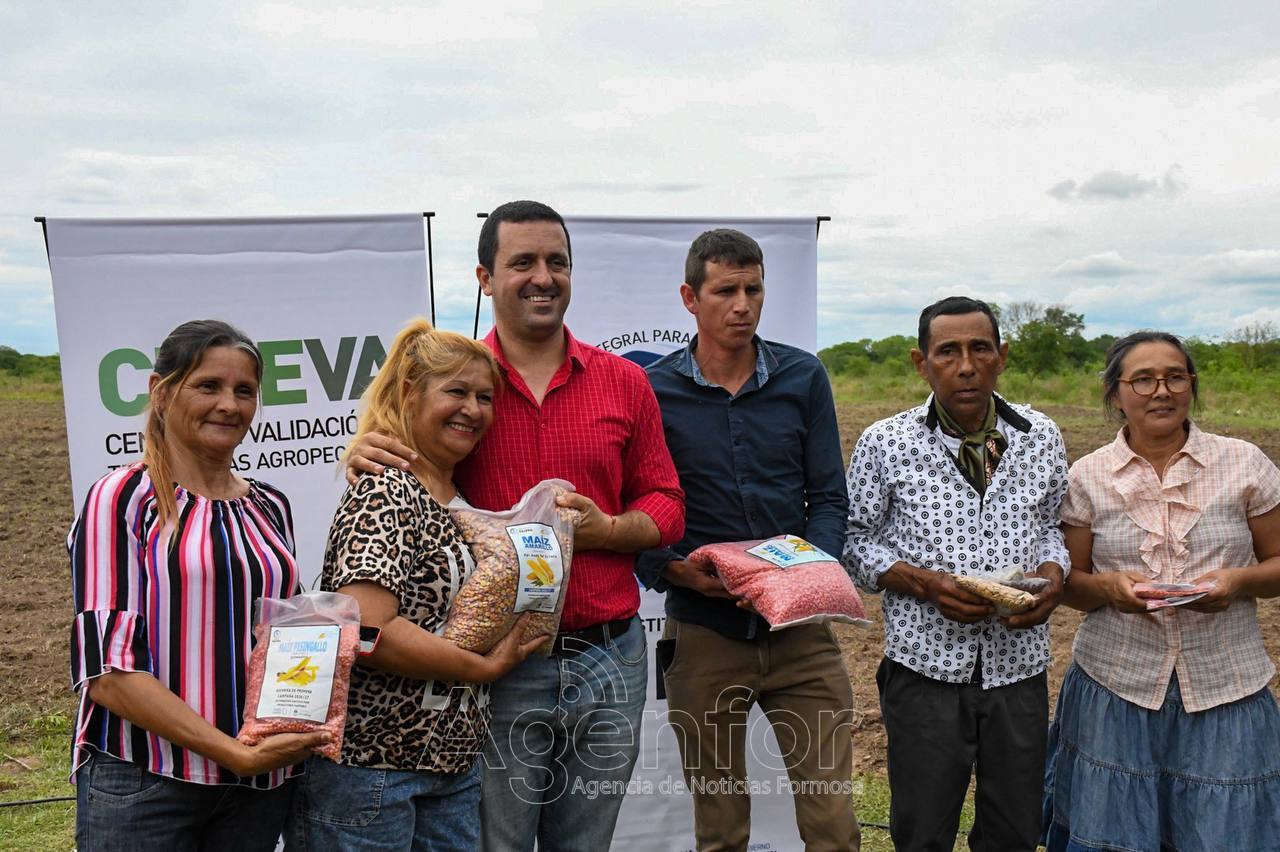 Lanzaron en Pirané la campaña agrícola de maíz y cucurbitáceas 2026-2027